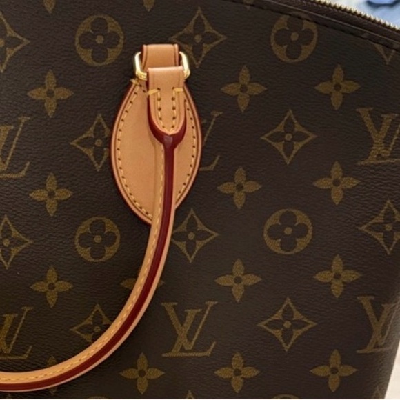 Louis Vuitton💎Boetie PM Monogram Logo Crossbody Tote Leather Canvas Hand Bag EUC - Picture 7 of 9